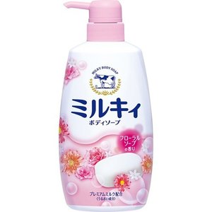 牛乳石鹸 ミルキィボディソープ リラックスフローラルの香り  550ml (12)