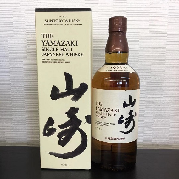 サントリー 山崎 シングルモルト ウイスキー 43度 700ml   空箱