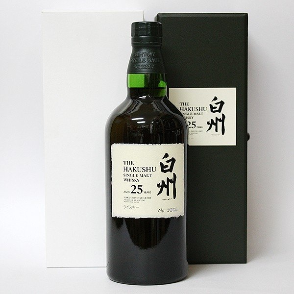 サントリー シングルモルトウイスキー 白州25年 700ml（箱付）43度